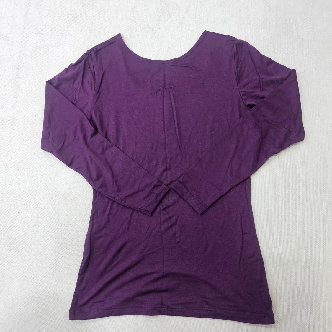 S 유니클로 히트텍 스쿱넥 롱슬리브 0402Y 상품이미지2