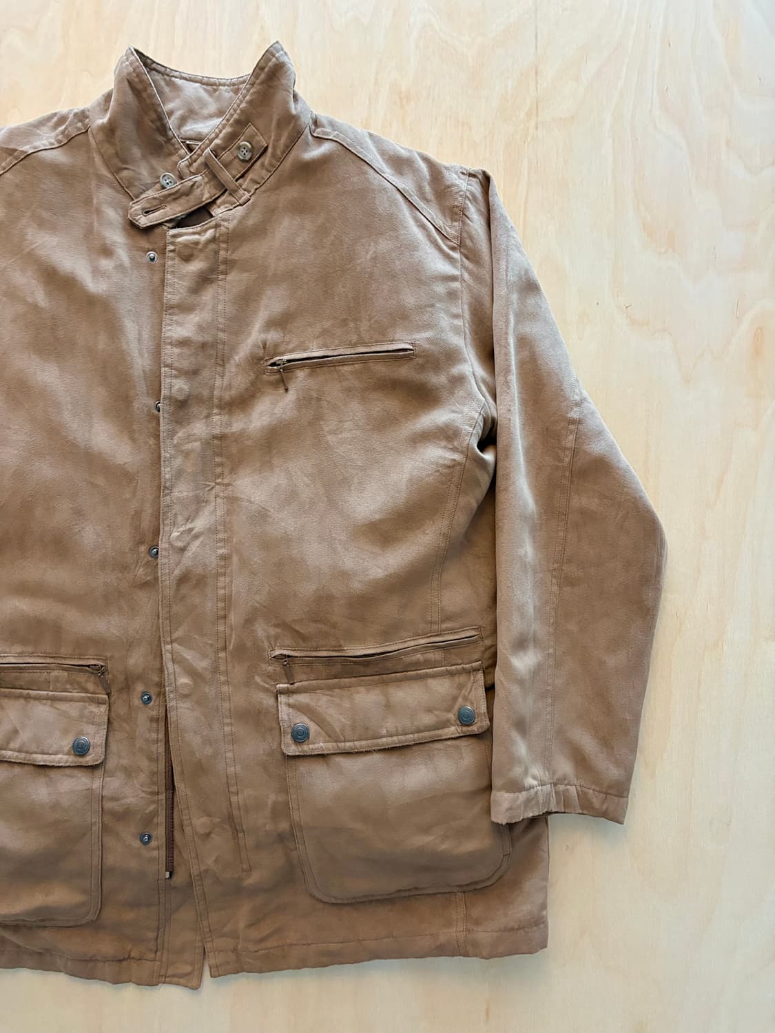 일본 브랜드 스웨이드 자켓 (안감 패딩) 상품이미지2