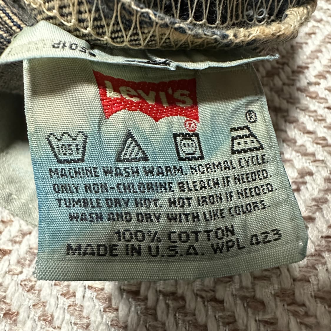 LEVI'S 501 90's usa made denim pants 상품이미지4