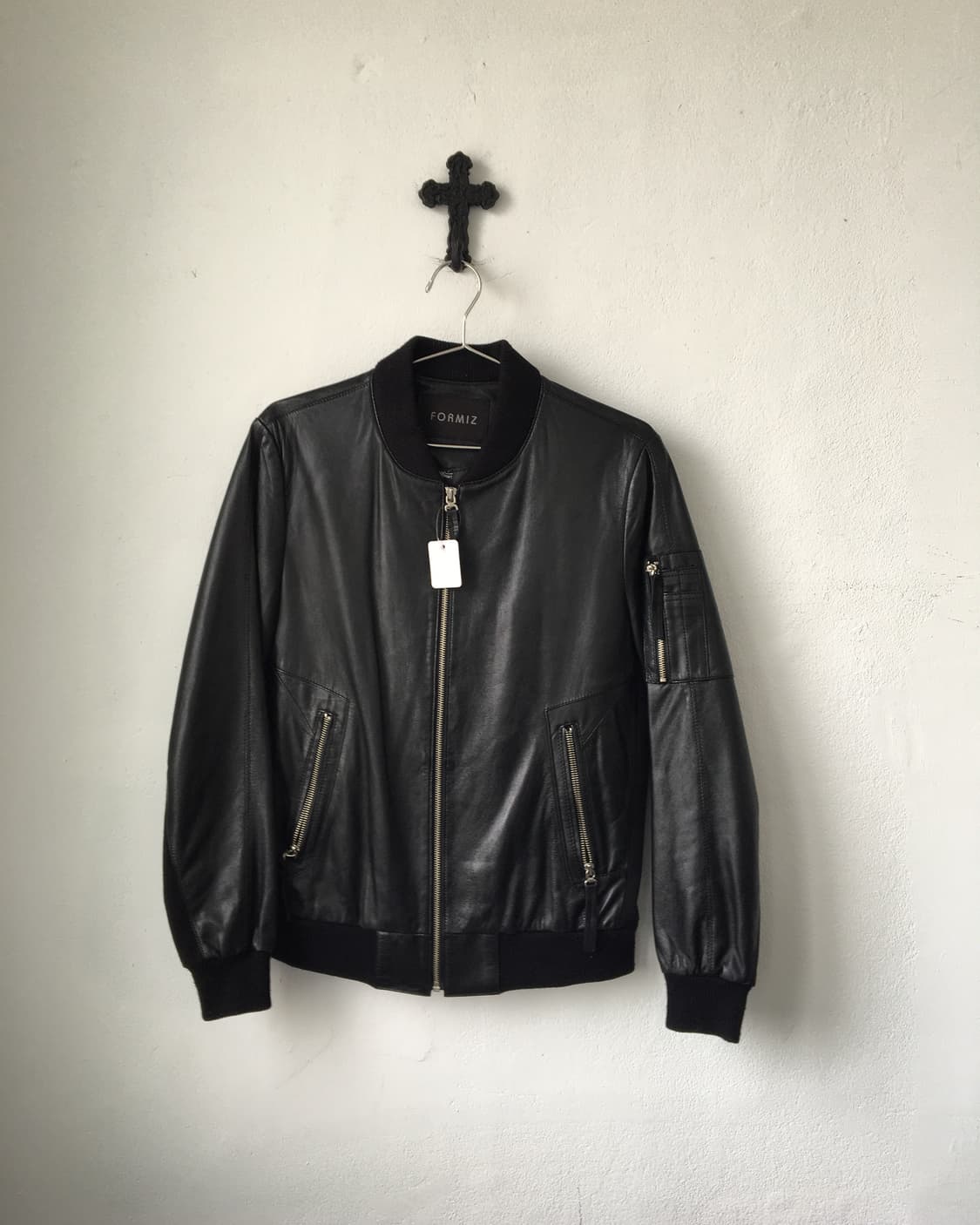 lamb Leather bomber jacket 상품이미지2
