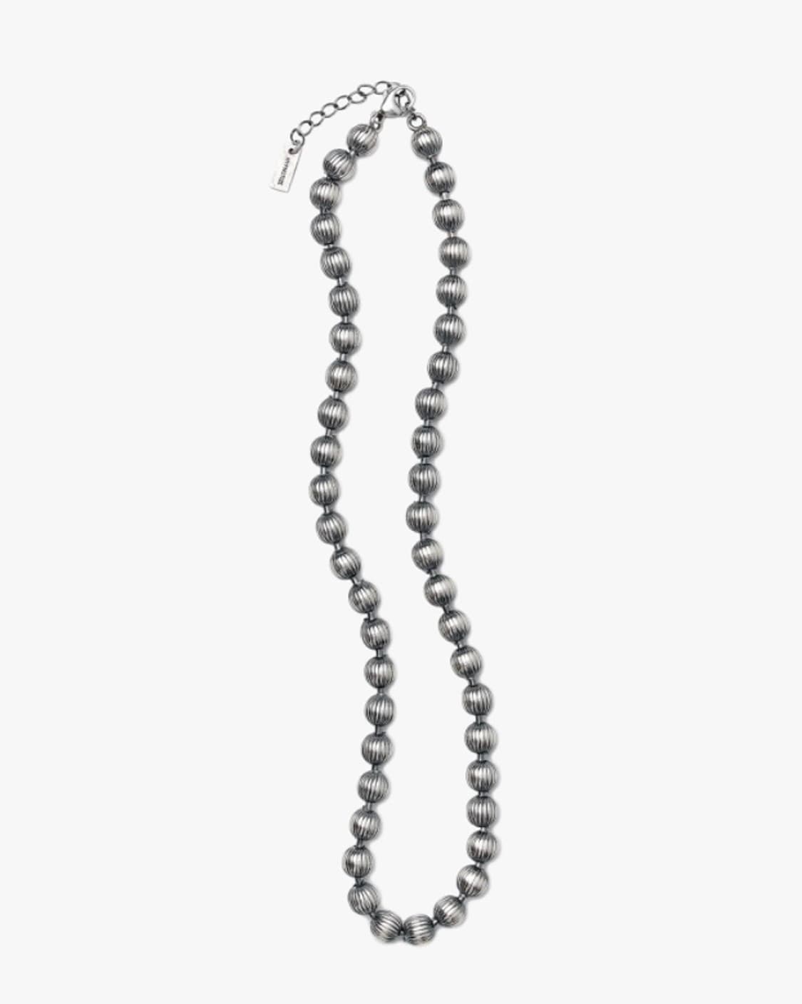 힙노타이즈 stripes big ball chain necklace M 상품이미지1