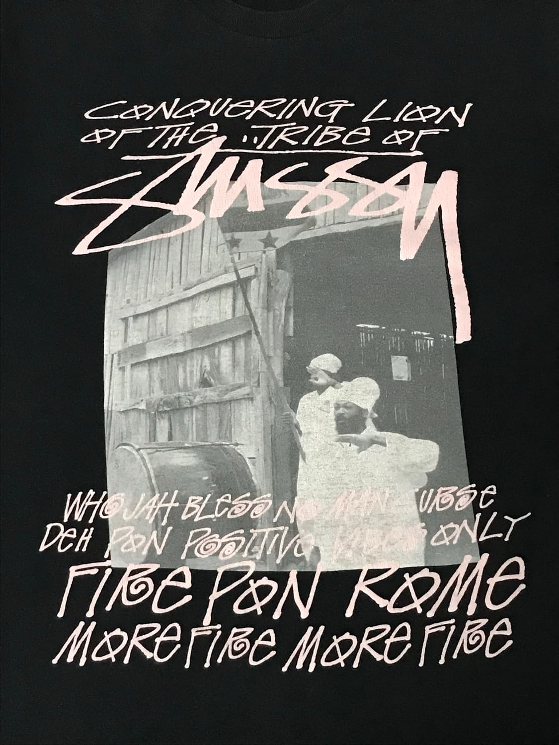 (무배) 올드 스투시 반팔 핑크 상품이미지5