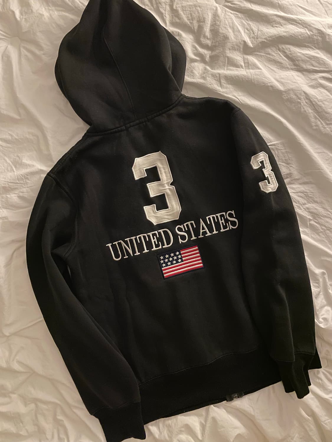 폴로 랄프로렌 빅포니 성조기 후드집업 블랙 #3 상품이미지5