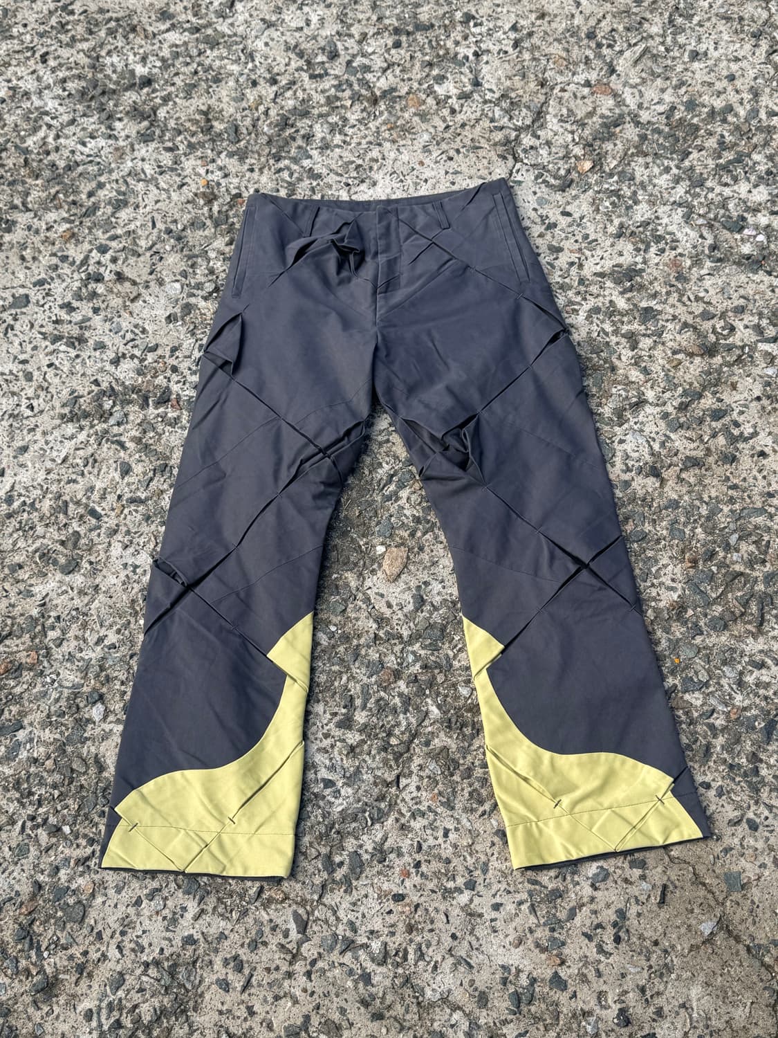 강정석 오리가미 써클 트라우저 상품이미지1