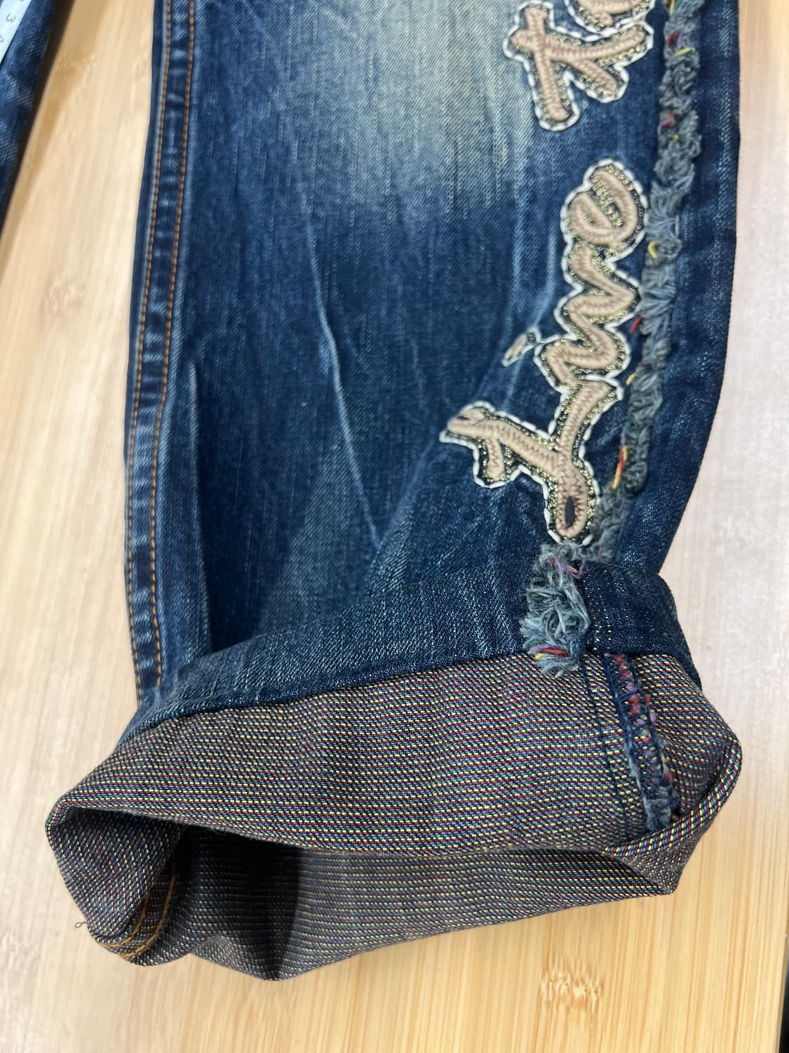 "Ride to Live, Live to Ride"  워싱자수 PANT 상품이미지9