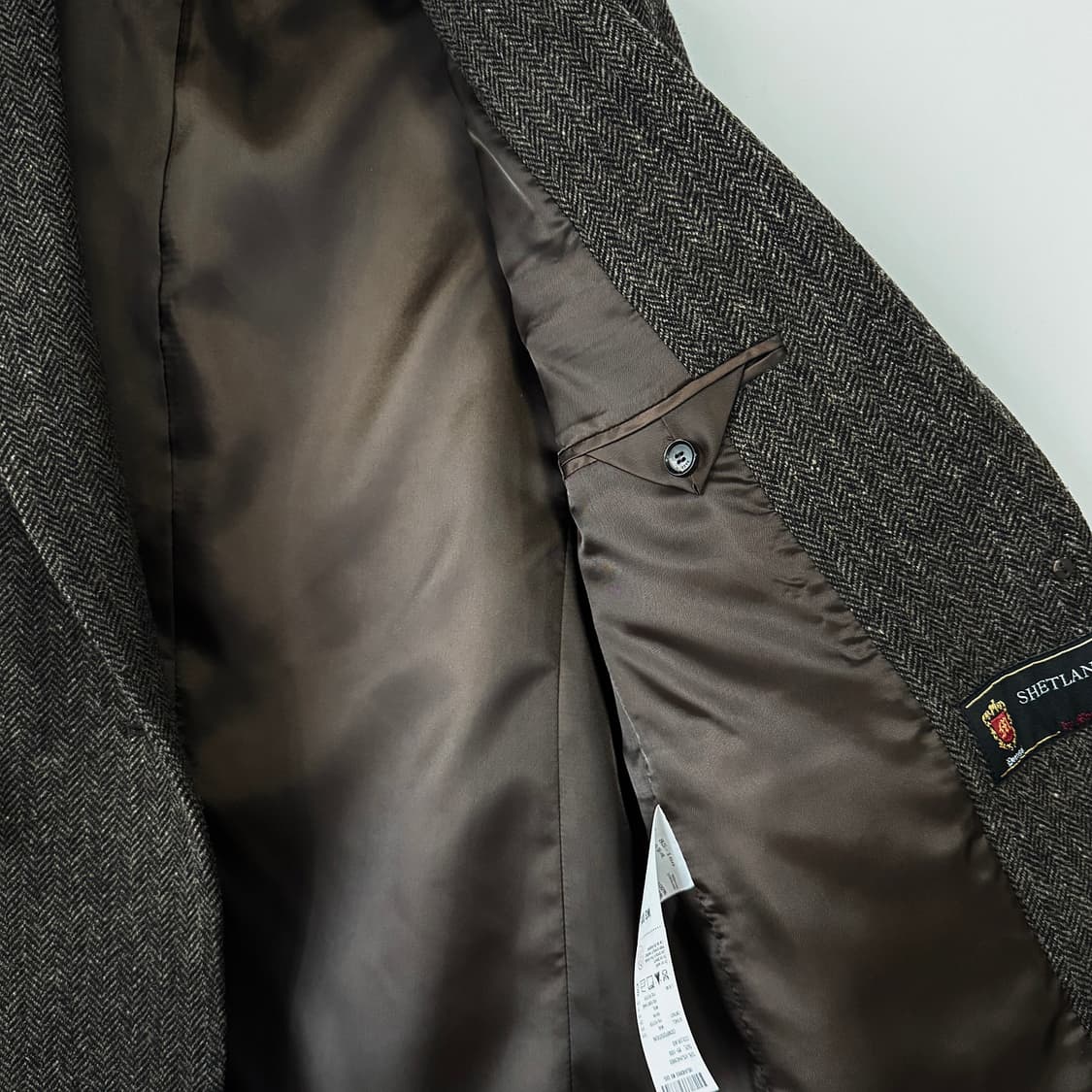 해지스 2024 헤링본 울 자켓 상품이미지5