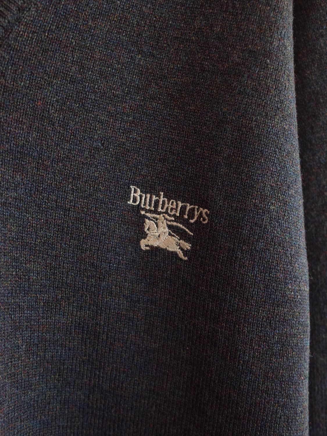 Burberry 버버리 올드모델 멜란지 울 니트  상품이미지5