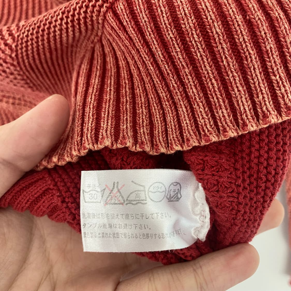 워시드 와플 니트 상품이미지3