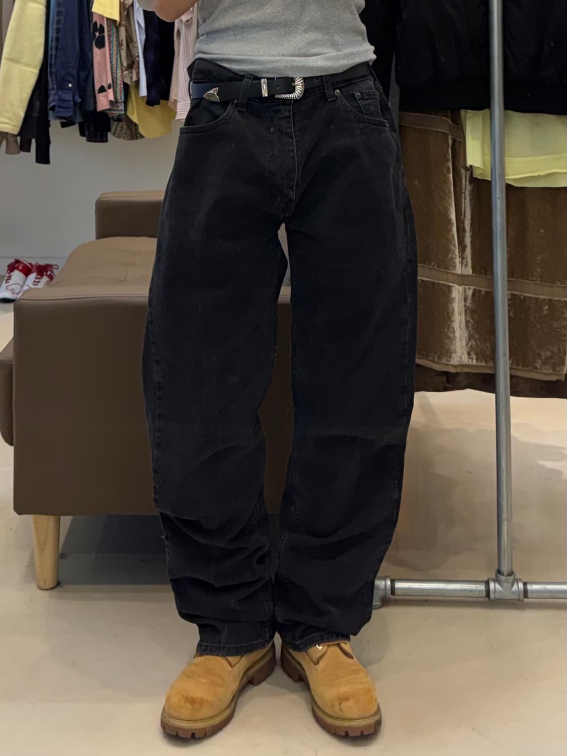 리바이스 505 데님 팬츠 상품이미지5