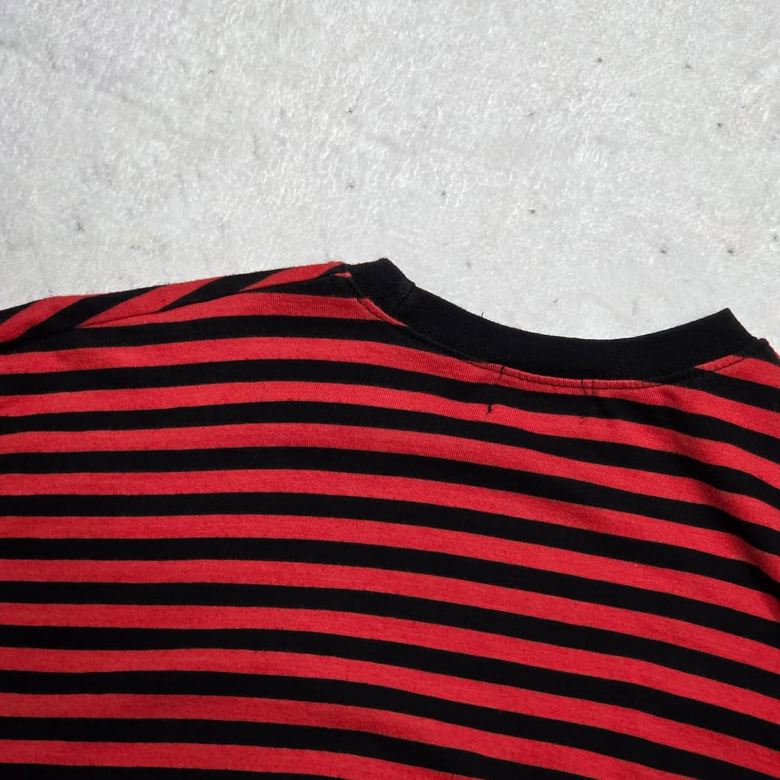 DIFF 레드 블랙 단가라 롱슬리브 상품이미지6