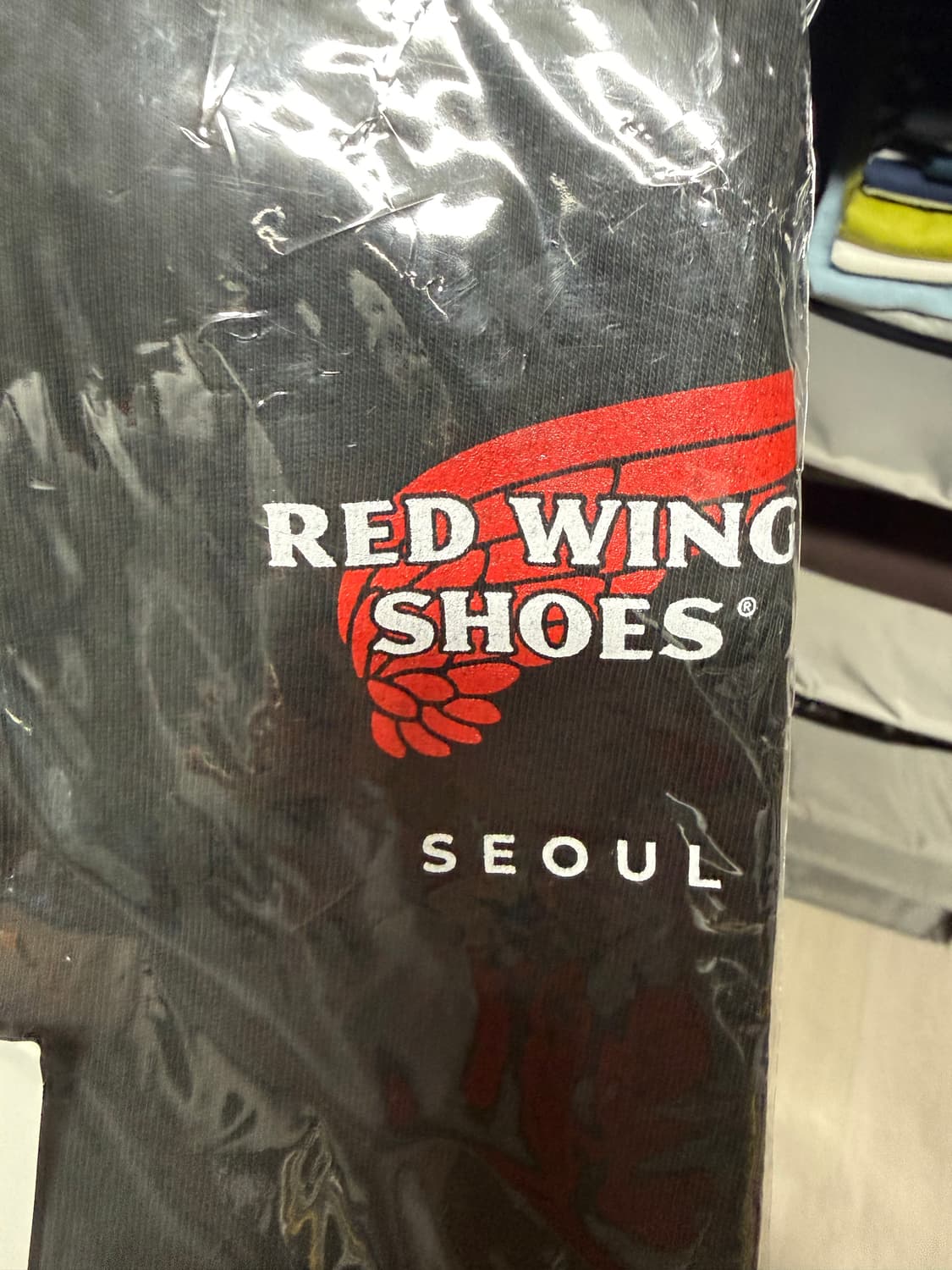 [XL] 레드윙 서울 티셔츠 블랙 상품이미지1