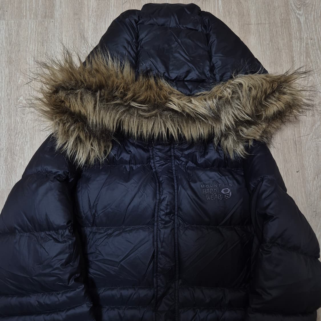 마운틴하드웨어 여성 구스다운 퍼후드 롱패딩 점퍼 XL(105) 상품이미지2