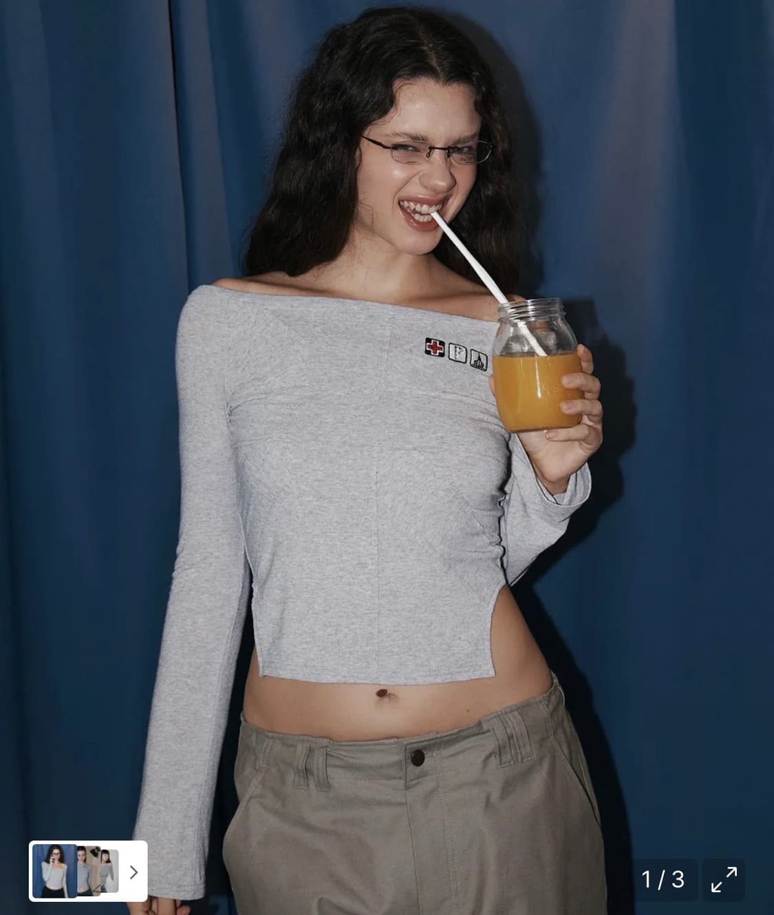 플리즈노팔로우 매디유니언잭 오트밀 상품이미지1