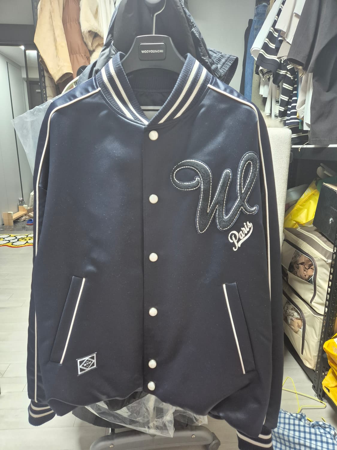 우영미 25ss 바시티 자켓 48사이즈 판매해요 상품이미지1