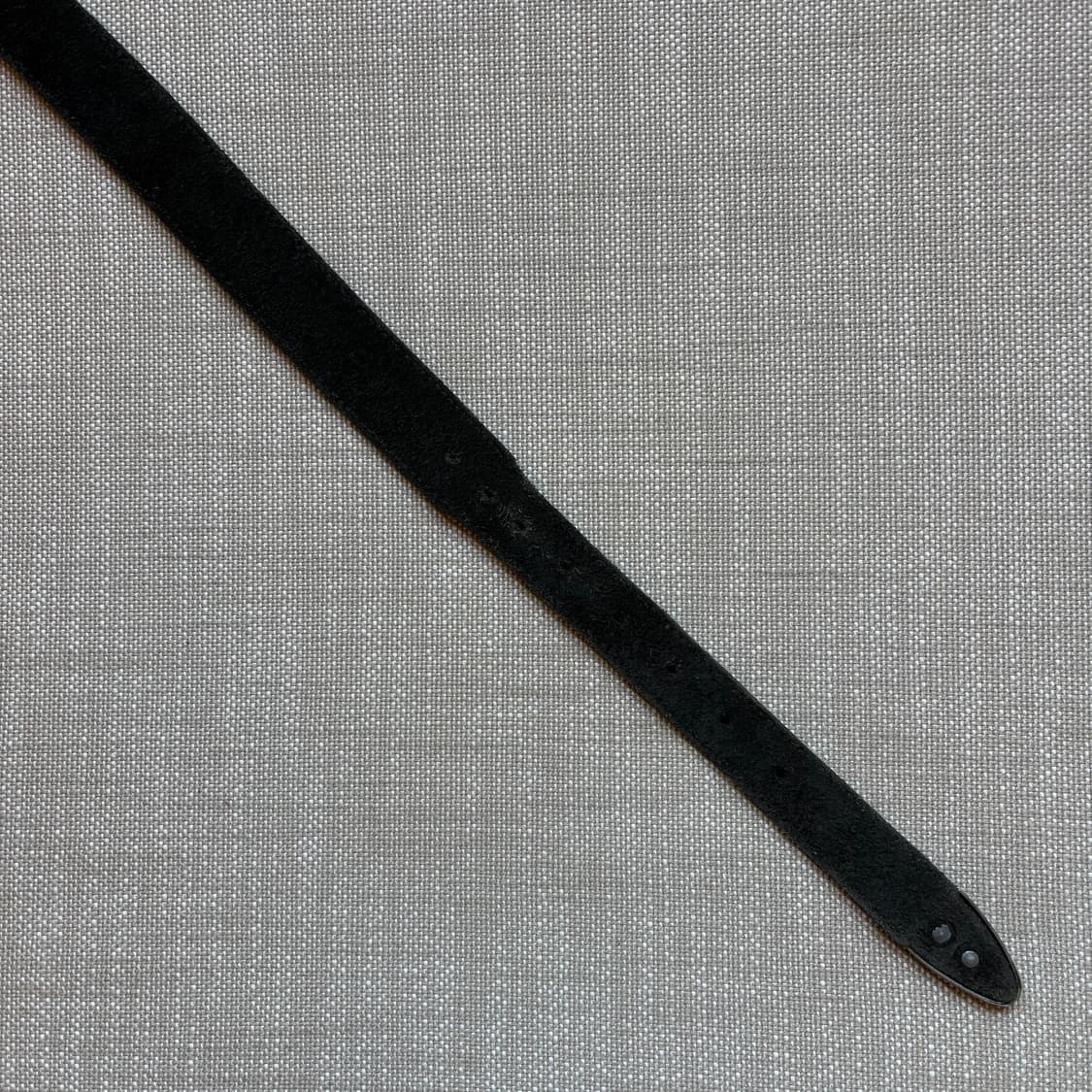 [42] 80s USA DOCKERS 블랙 풀 그레인 레더 레인저 벨트 상품이미지10