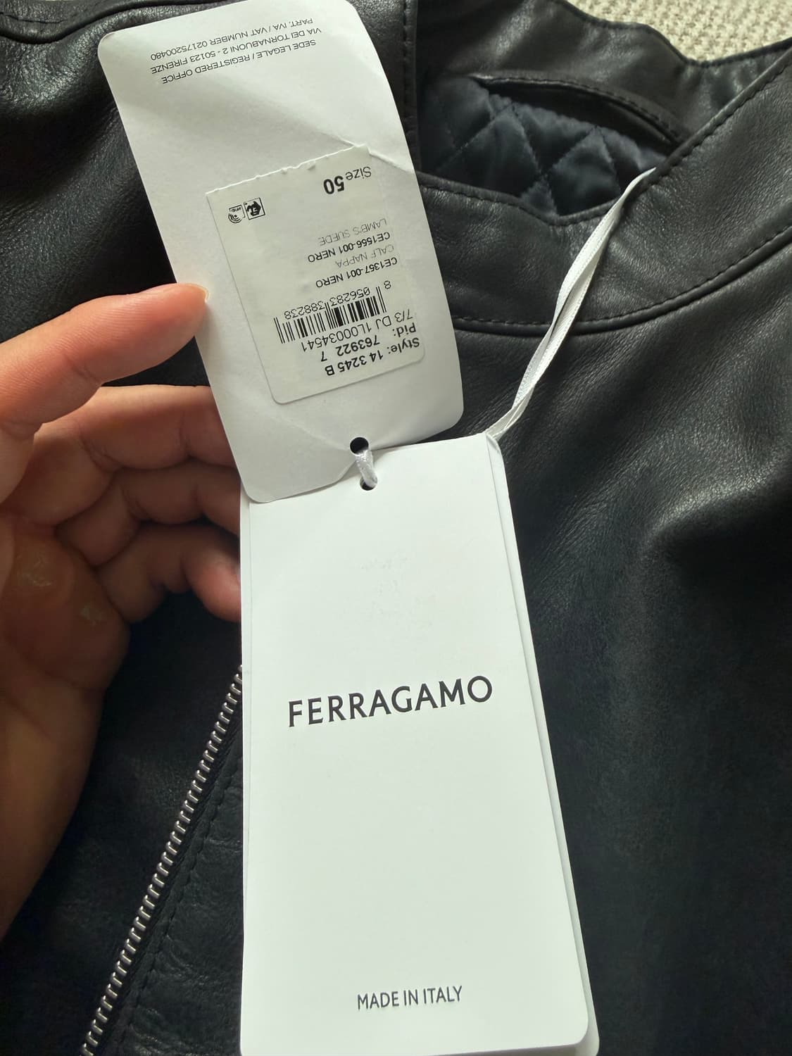 페라가모 가죽자켓 50 상품이미지3