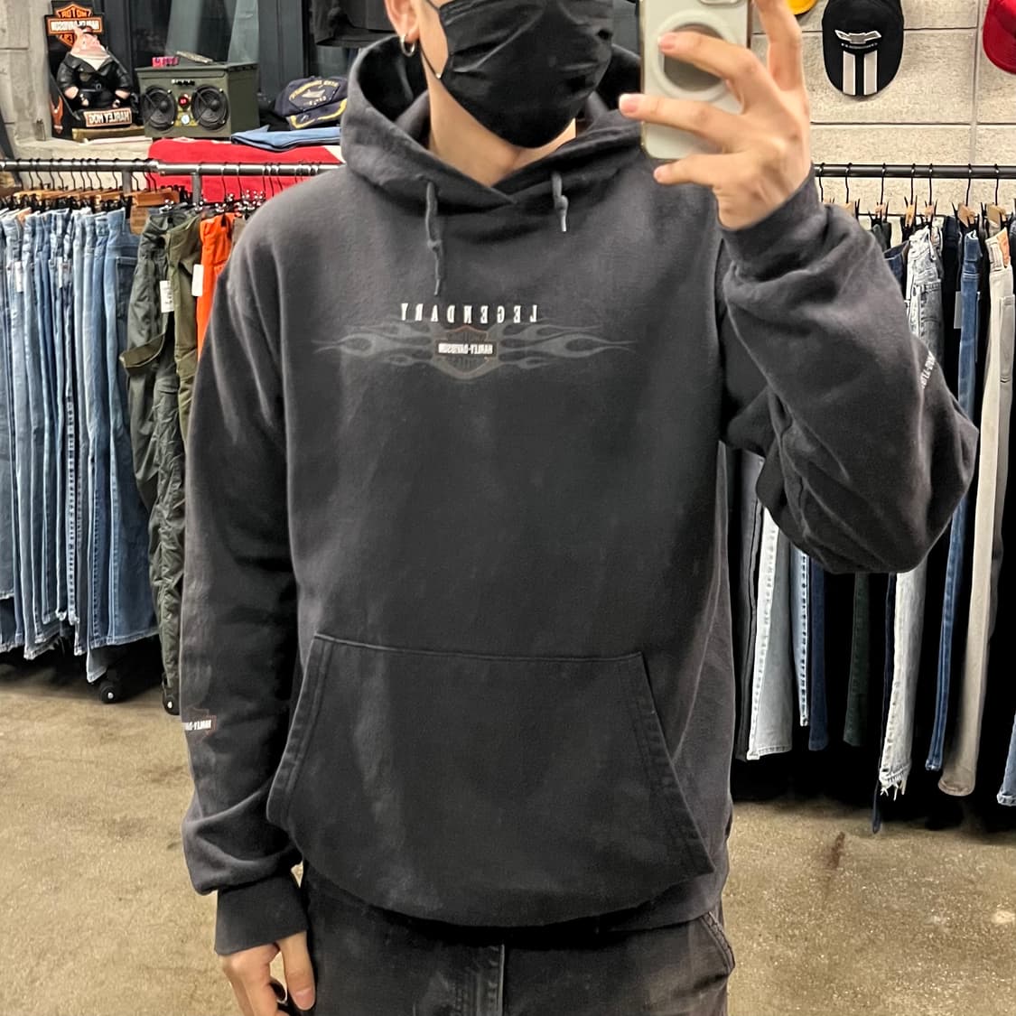 00s 할리데이비슨 플레임 후드 (105) 상품이미지6