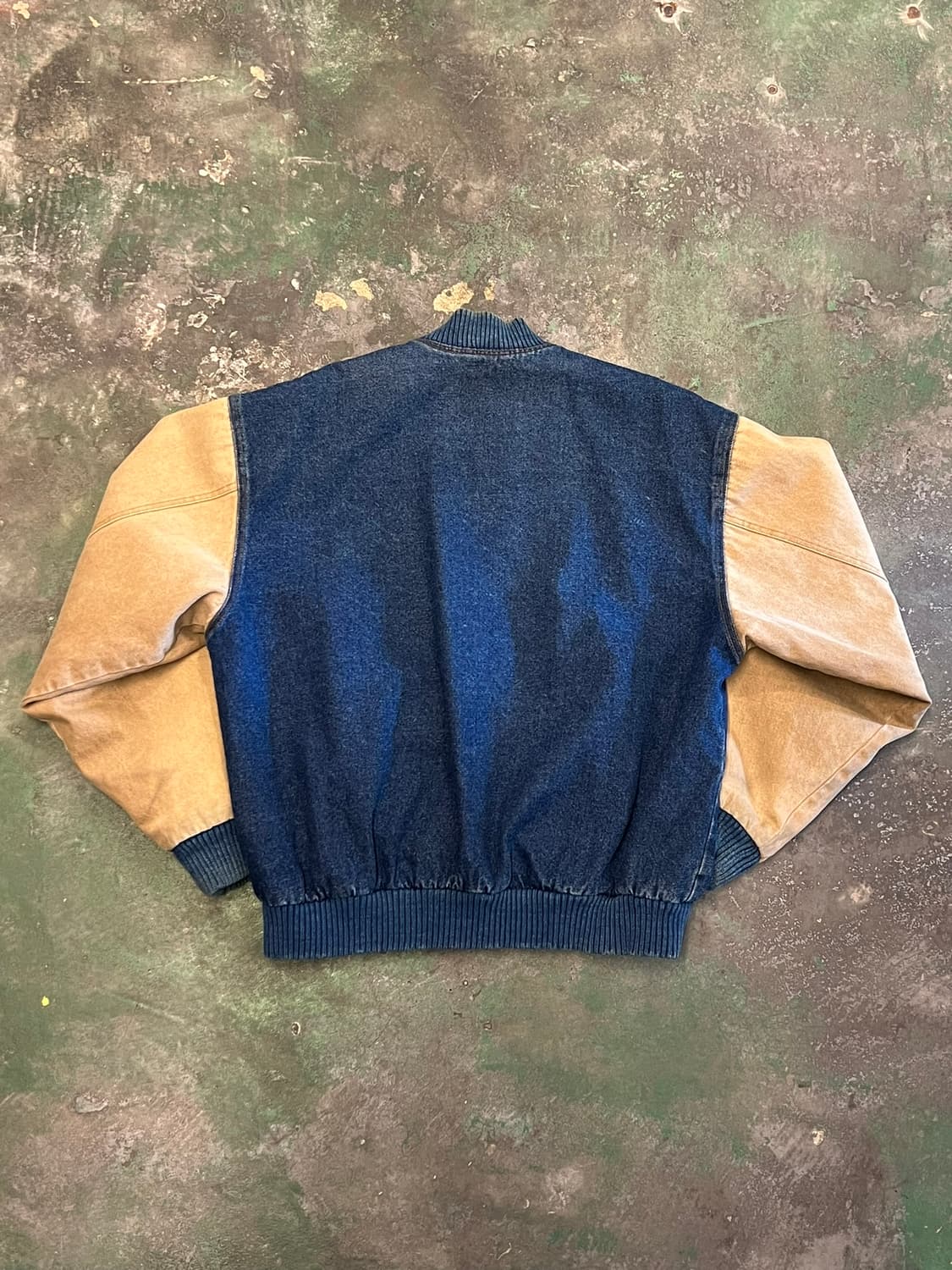 90's [L] 캐터필러 CAT 스타디움 자켓 워크웨어 빈티지 봄버 상품이미지10