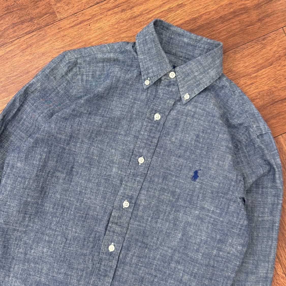 XS(90) 폴로 랄프로렌 샴브레이 남방 셔츠  상품이미지2