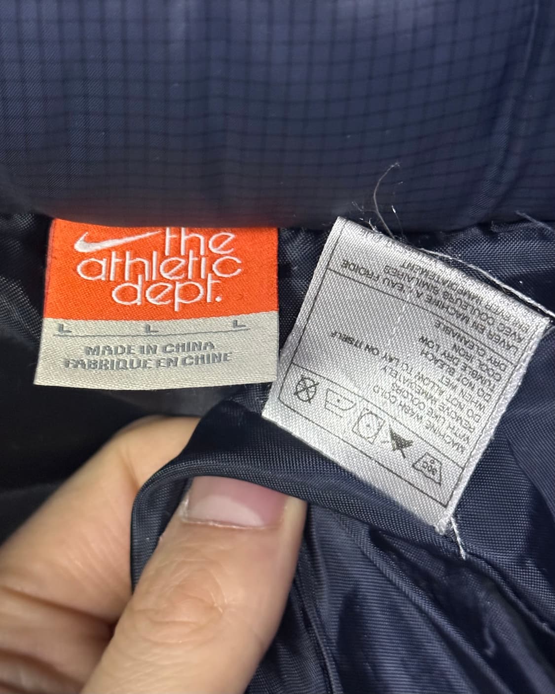 나이키 솜 패디드 패딩 조끼 남색 네이비 스우시 L 100 여자 여성 상품이미지6