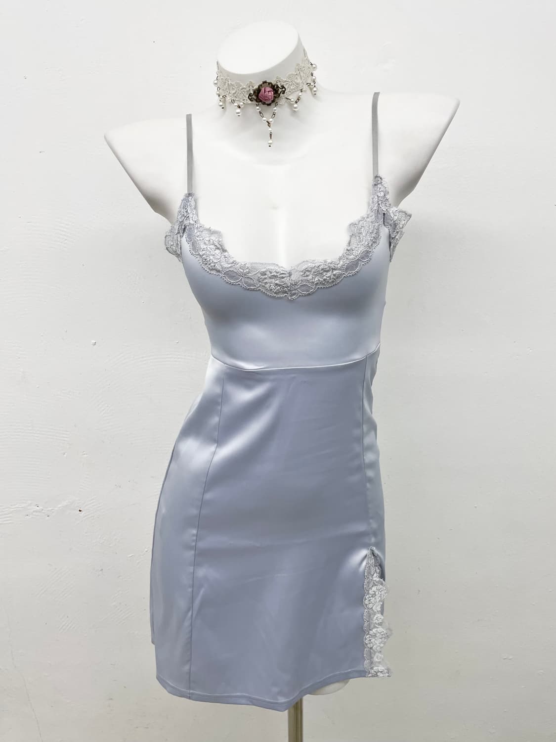 스윔시티 페어리 새틴 레이스 원피스 상품이미지1