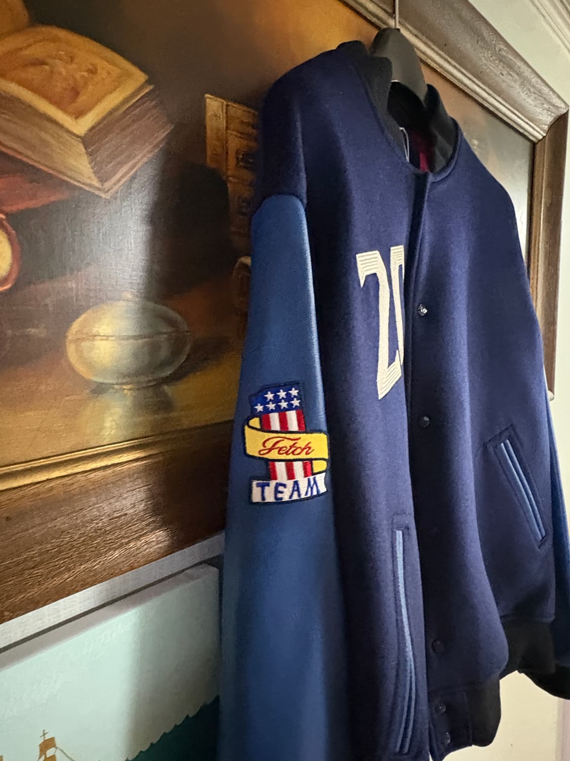 Fetch 페치 울 바시티 자켓 xl 상품이미지3