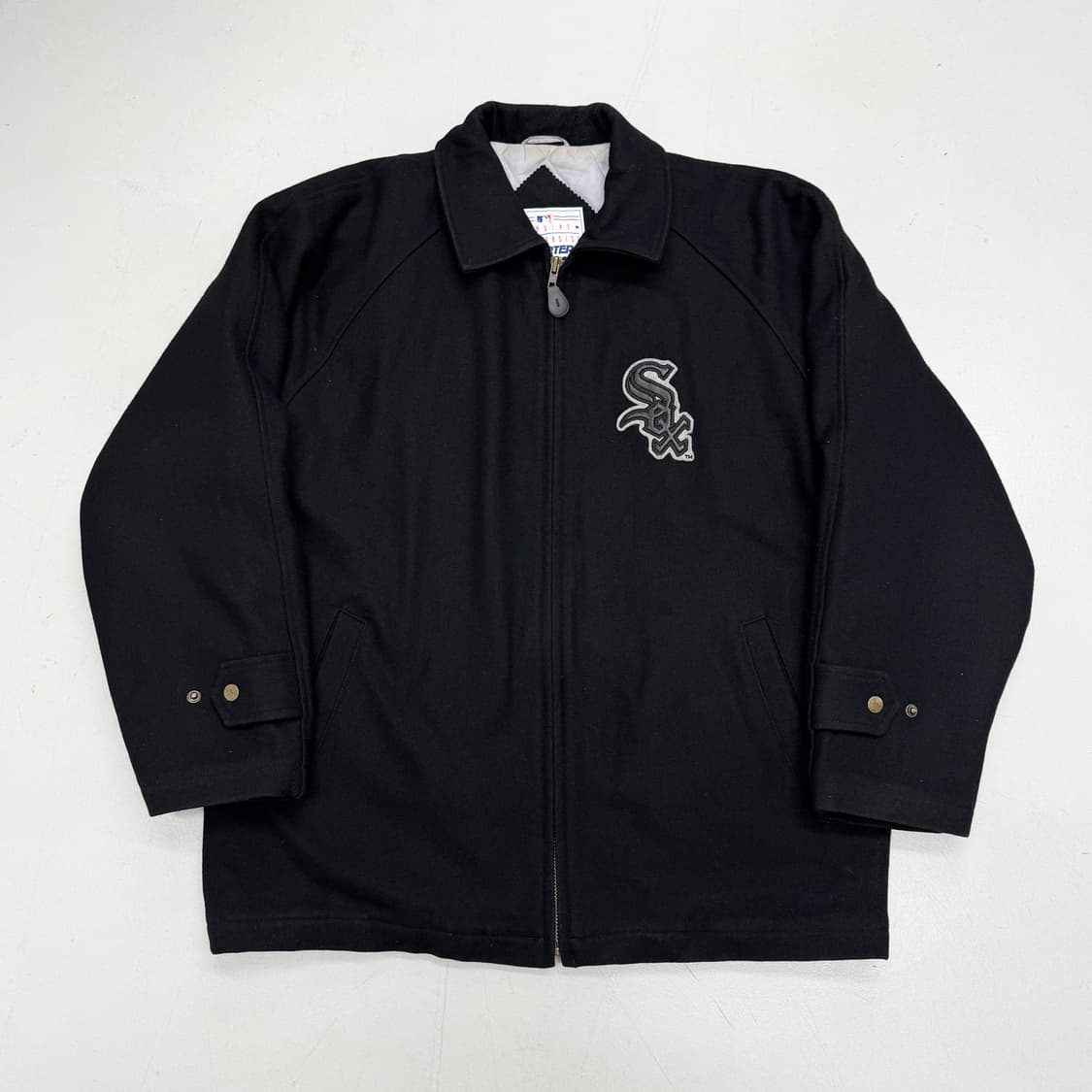 스타터 제팬 화이트삭스 시카고 올드스쿨 모직 베이스볼 바시키 자켓 상품이미지2