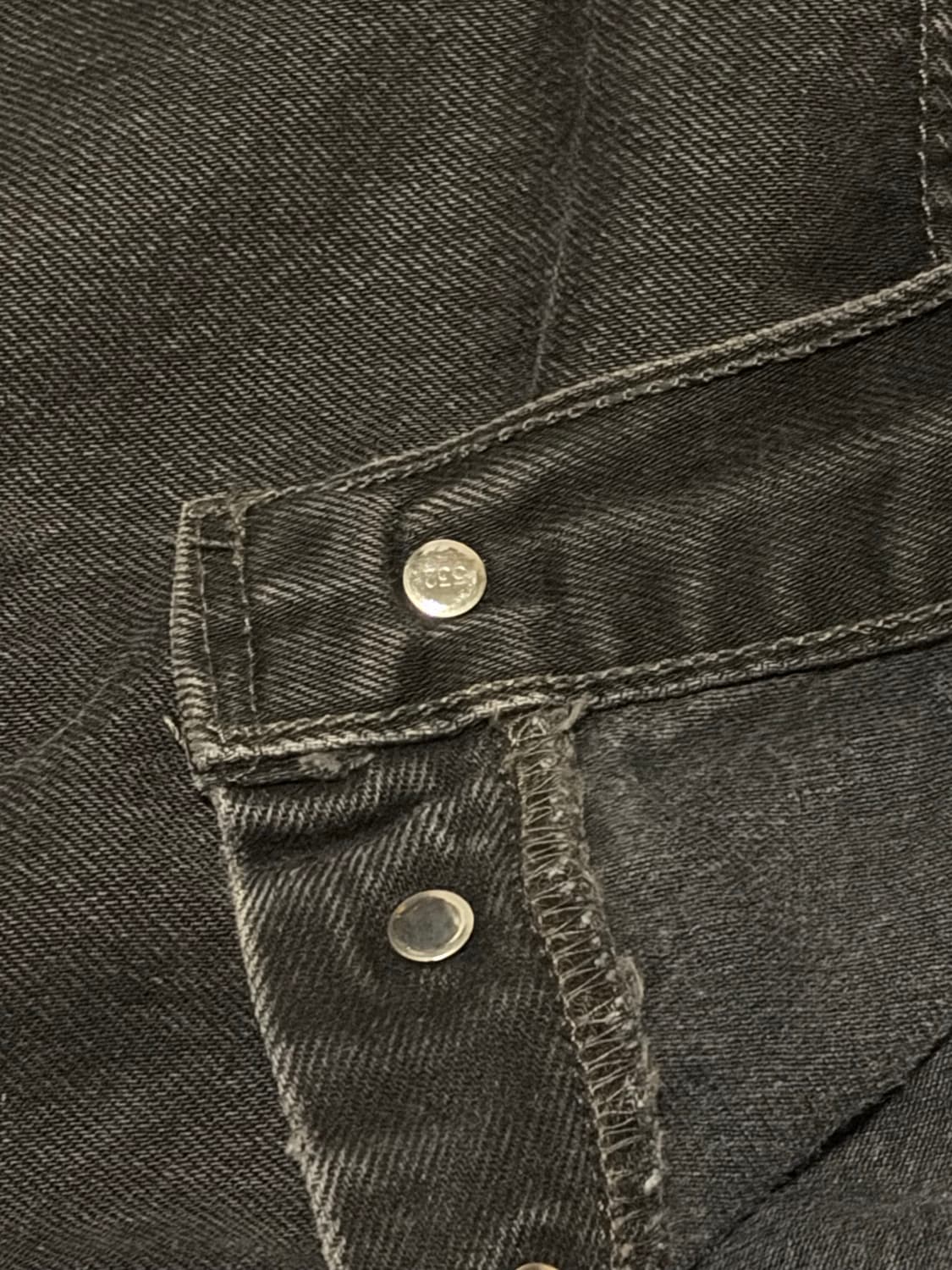 [38/32] 90’s 빈티지 리바이스 levis 501 0660 블랙 상품이미지6
