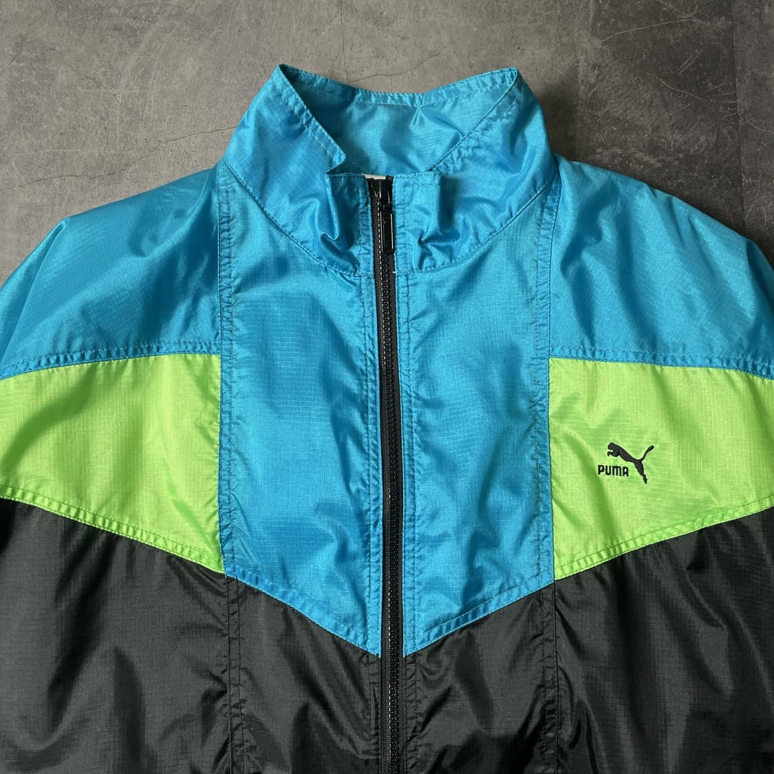 PUMA 퓨마 빈티지 네온컬러 레글런 윈드브레이커 상품이미지2