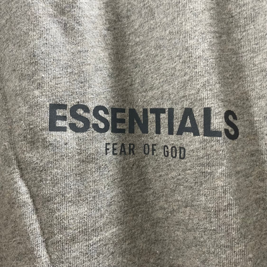 피어오브갓 에센셜/ 체스트 로고 롱슬리브 티셔츠 헤더 오트밀/ L 상품이미지5