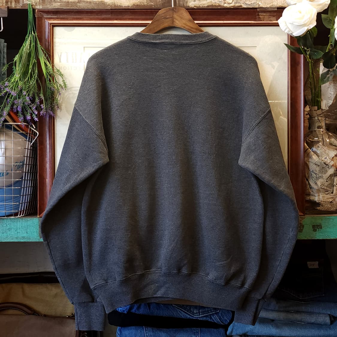 90s lee 빈티지 스웻셔츠 플레인 스웻셔츠 그레이 L 상품이미지2