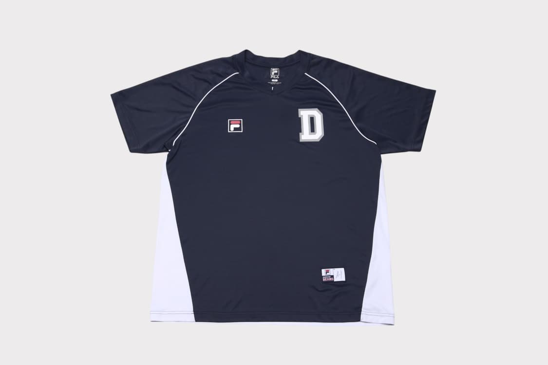 [XXL] 휠라 두산베어스 지급용 트레이닝 반팔티 상품이미지1