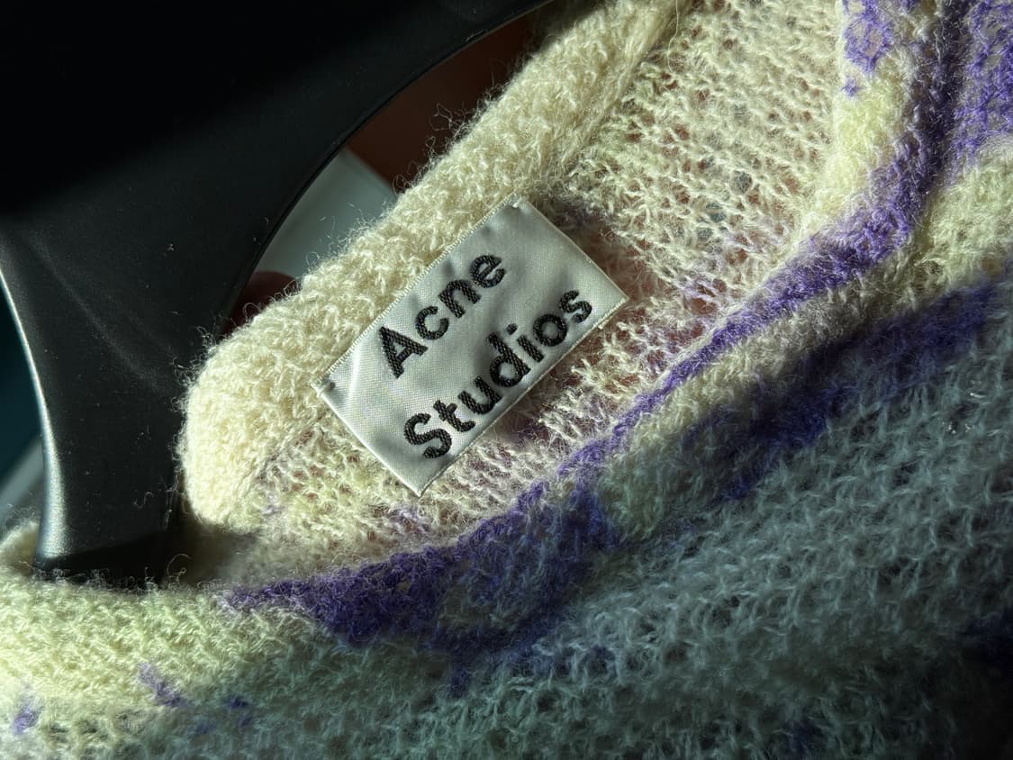 Acne Studios 아크네 퍼플 프린트 스웨터 상품이미지1
