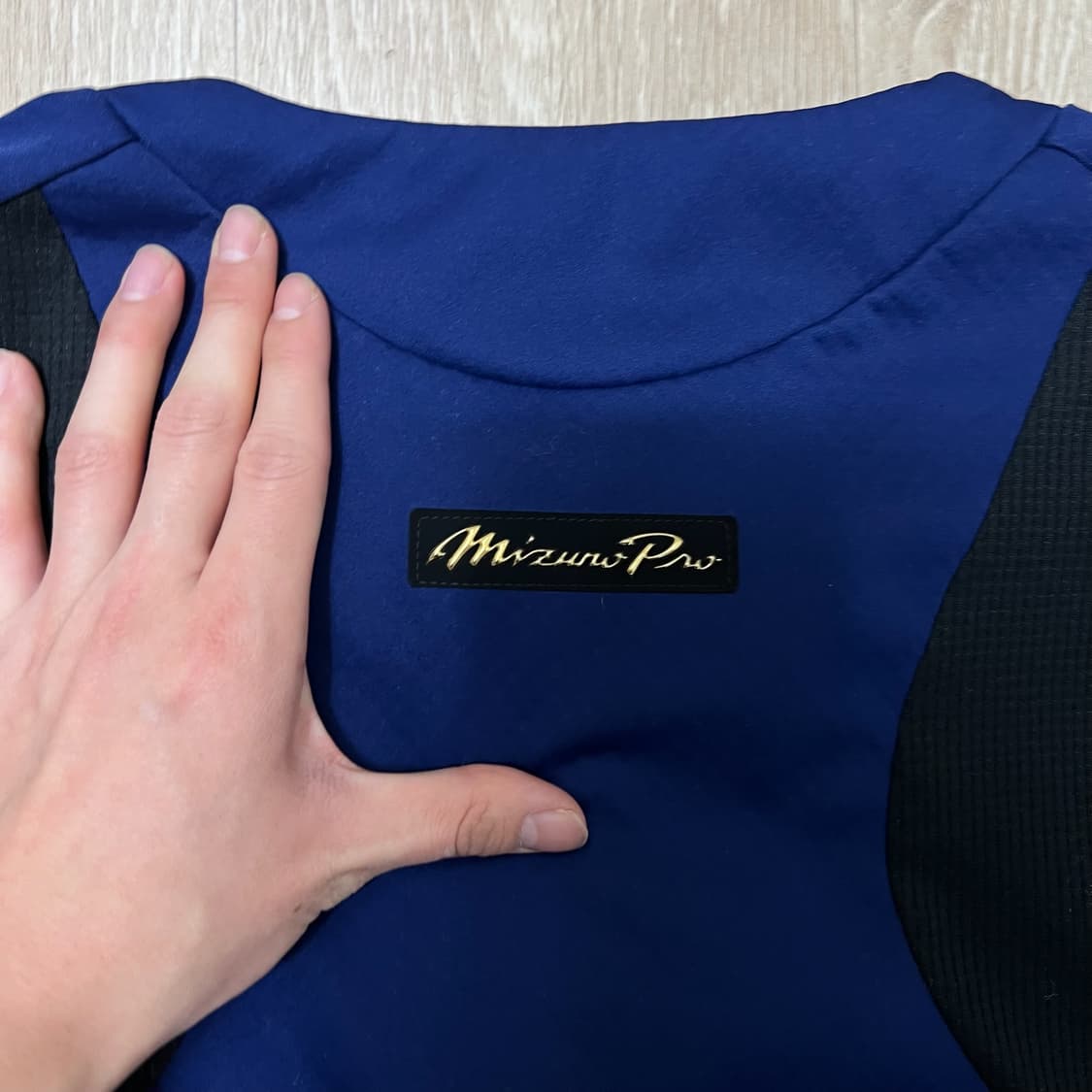 미즈노 올드스쿨 로고 집업 바람막이 웜업 XXL  상품이미지5