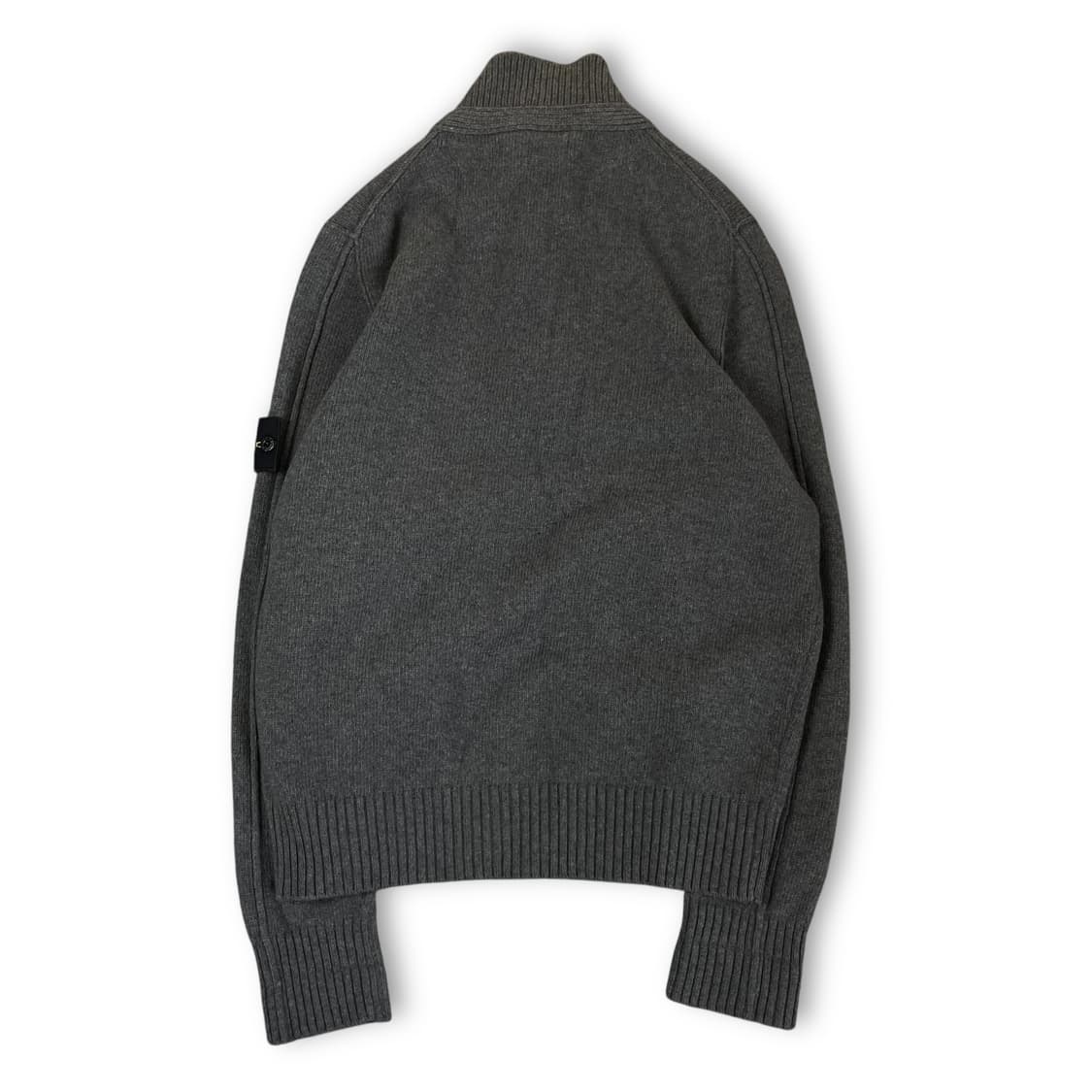 스톤아일랜드 그레이 버튼 하이넥 니트 맨투맨 L 상품이미지3