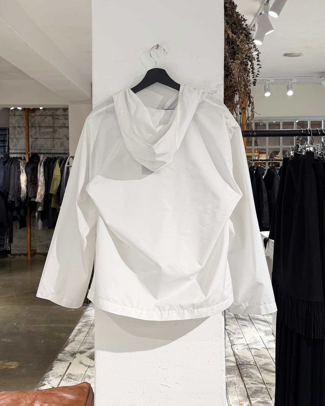 질샌더 화이트 하이넥 후드 자켓 상품이미지7