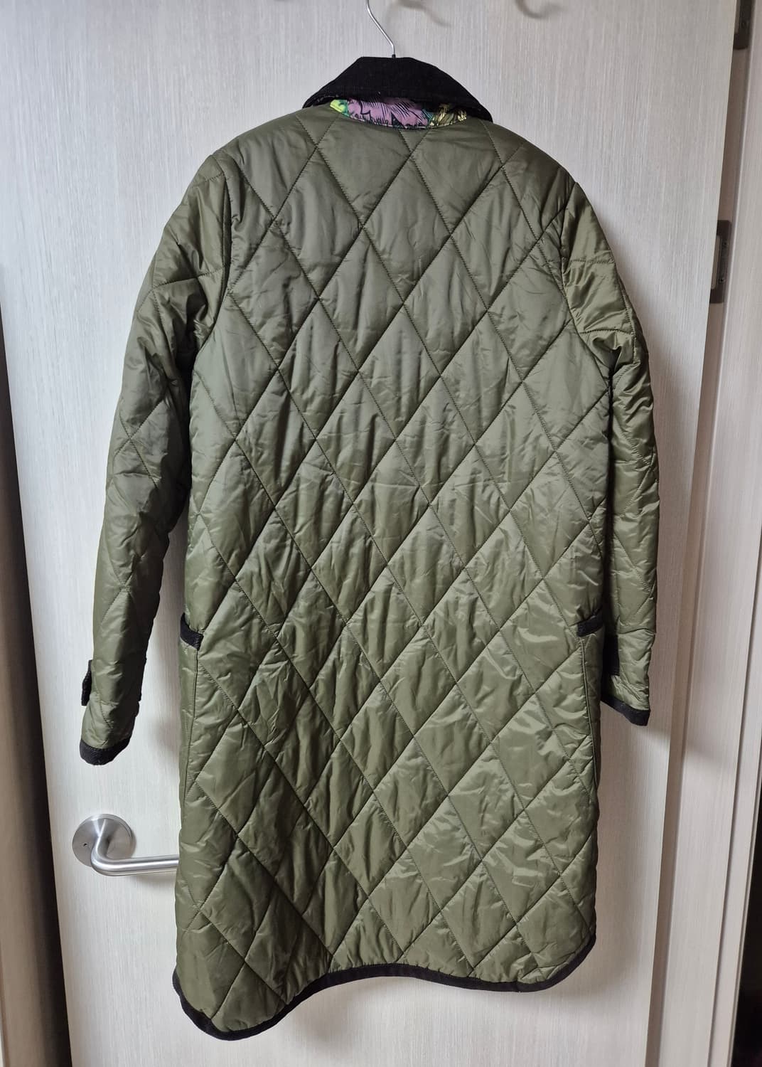 (정품) 바버 x 하우스 오프 해니크 혹스턴 퀄팅자켓 퀄팅코트 패딩 38 상품이미지5