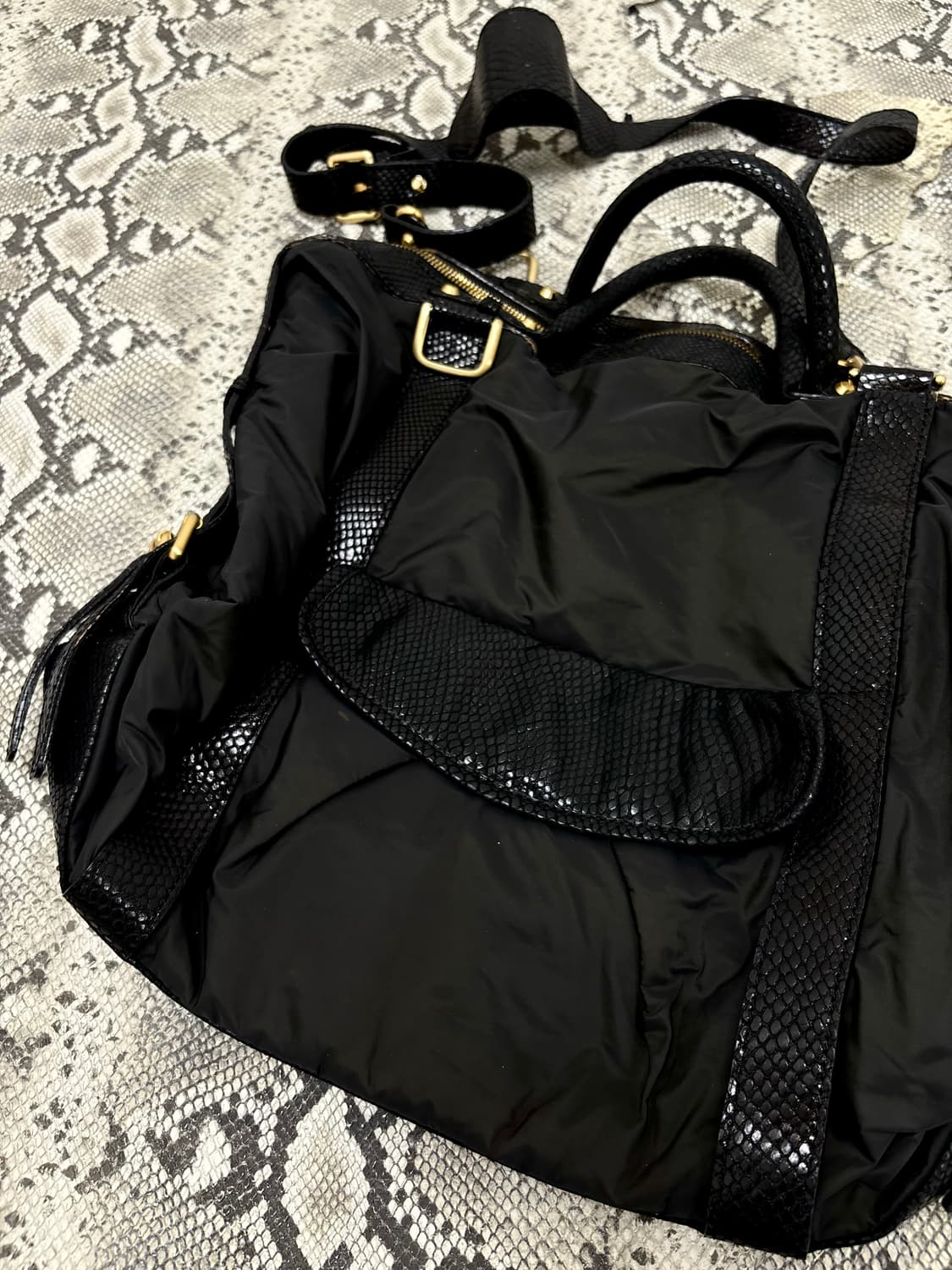 “Vintage” V-Kei Mood Python Leather Det 상품이미지5