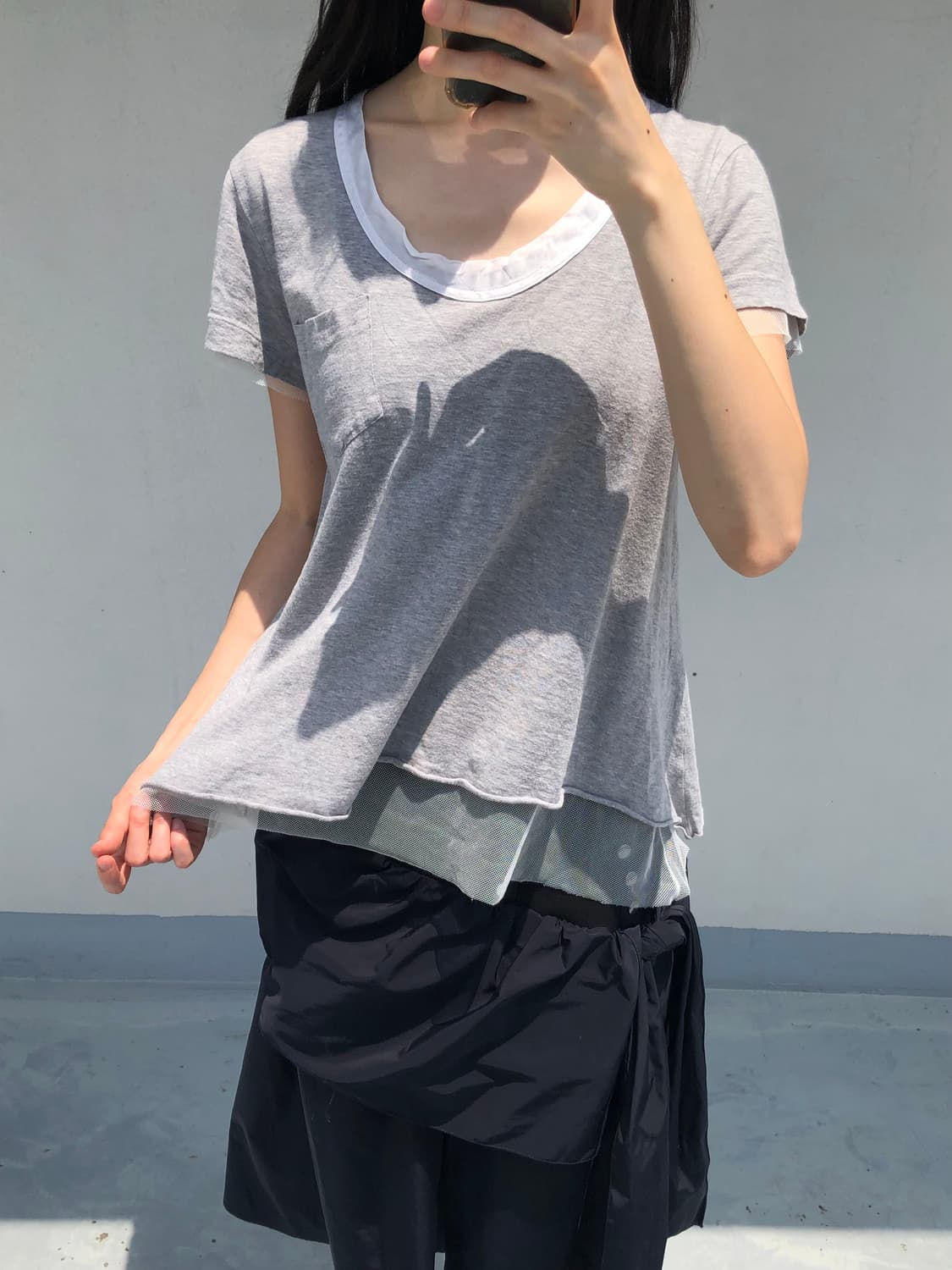 사카이럭 프릴 티셔츠 상품이미지2