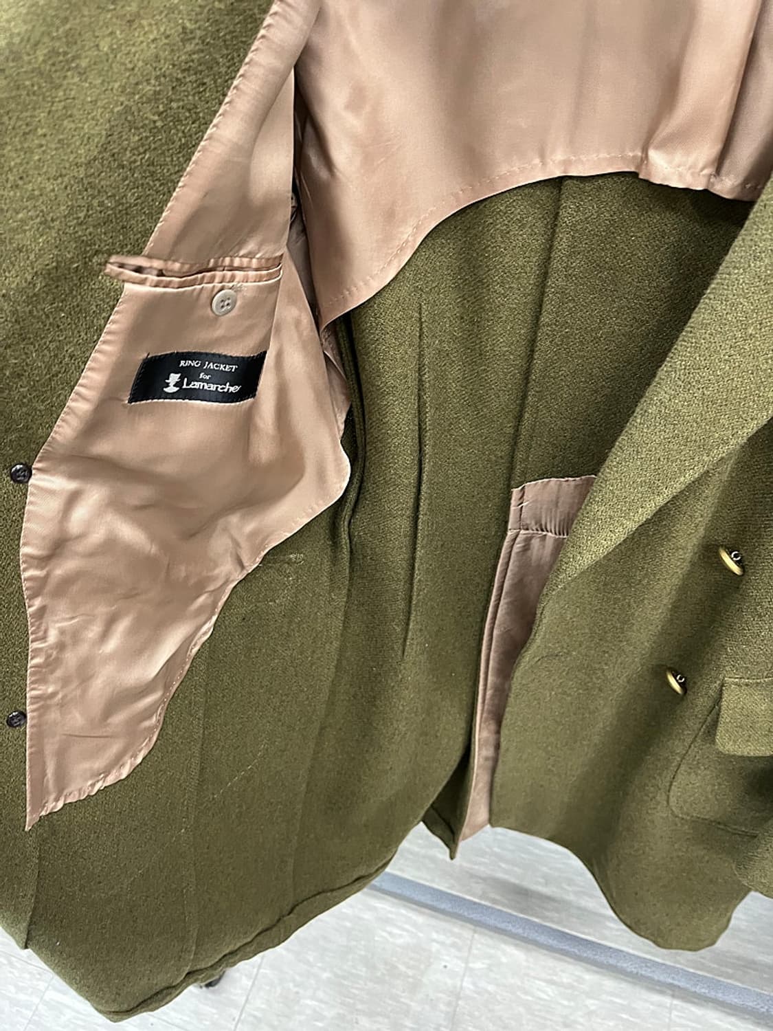 100) 링자켓x라마르쉐 별주 금장코트  상품이미지6