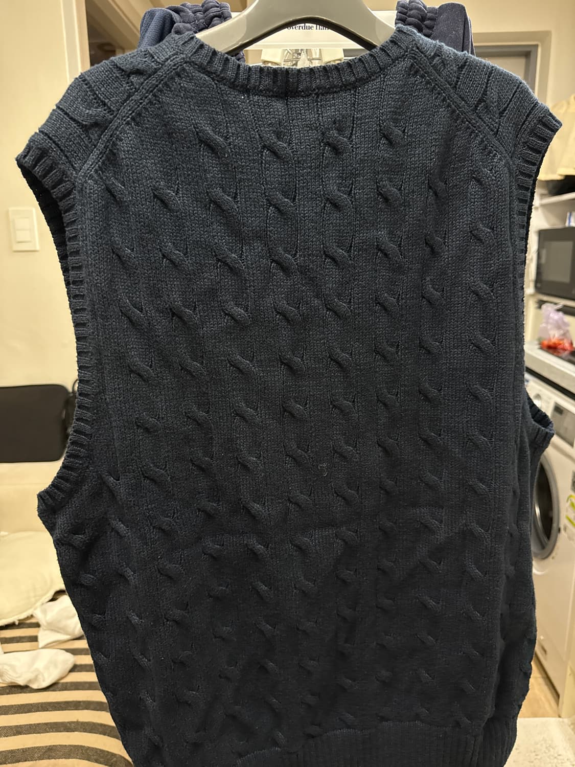 폴로 랄프로렌 네이비 조끼 니트 XL 상품이미지2