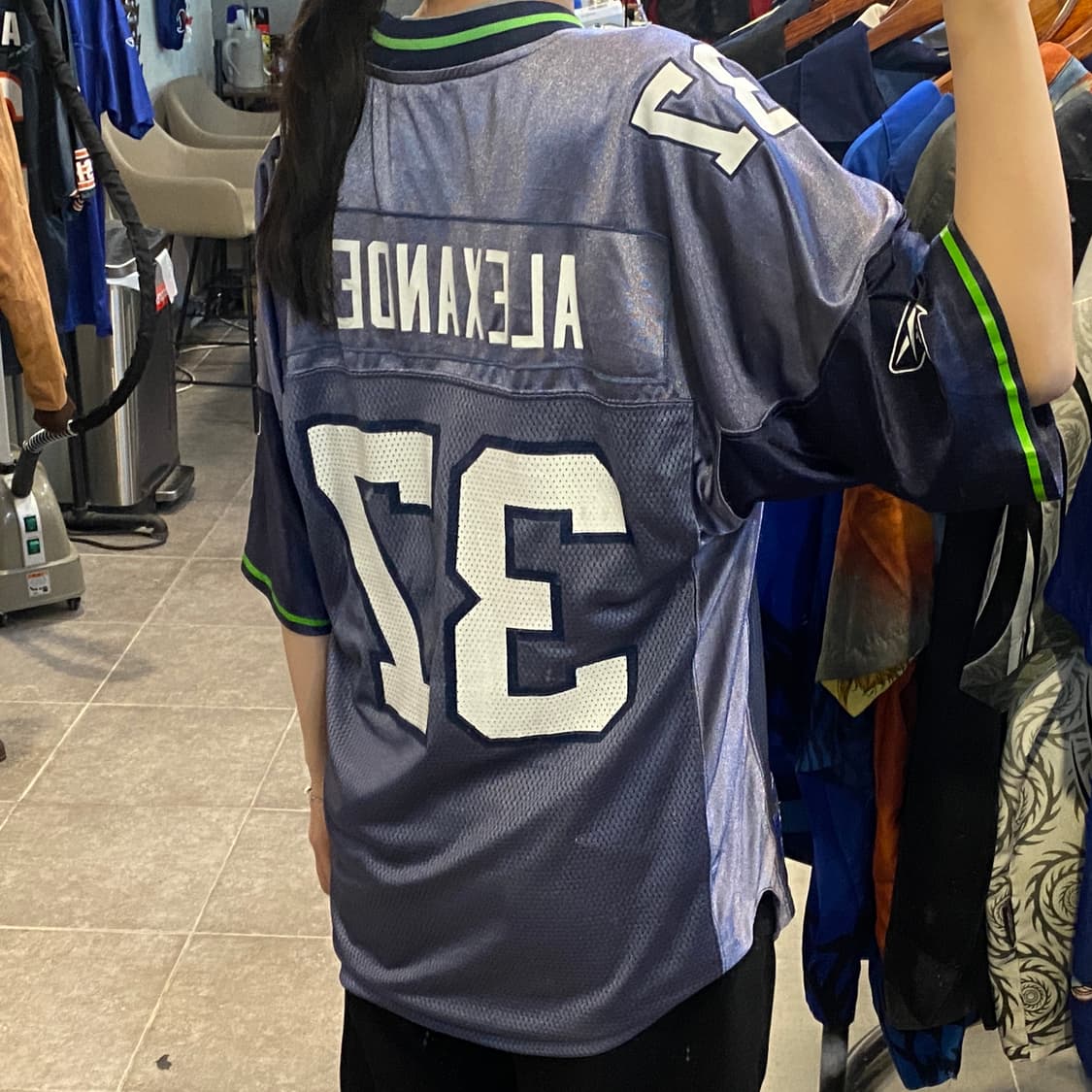 [NO.9] NFL 풋볼 져지 반팔티 그레이 상품이미지5