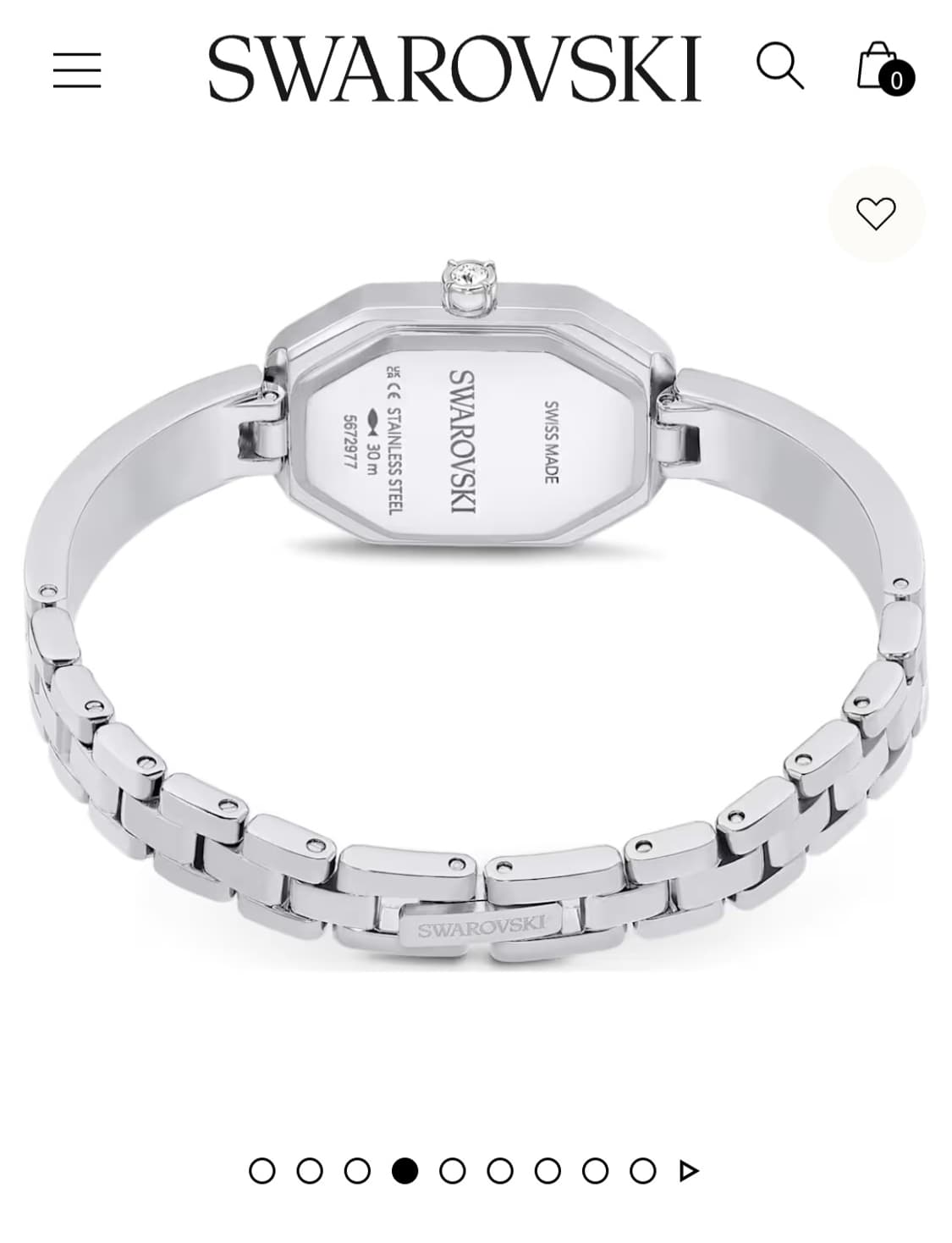 정가 53만~새제품)스와로브스키 덱스테라 옥타곤 신형 시계 정품 상품이미지3