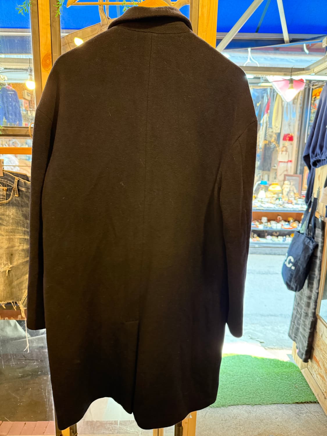 타미힐피거 블랙 코트 상품이미지4