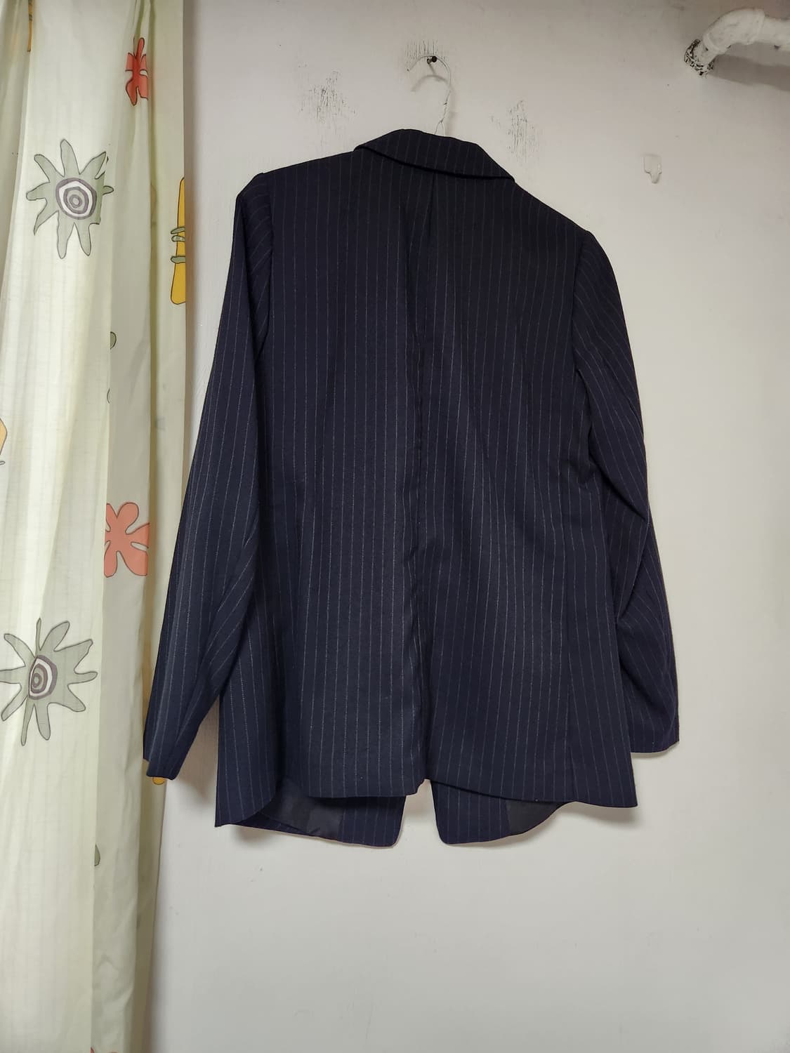 H&M 네이비 스트라이프 자켓165/84A(M) 상품이미지2