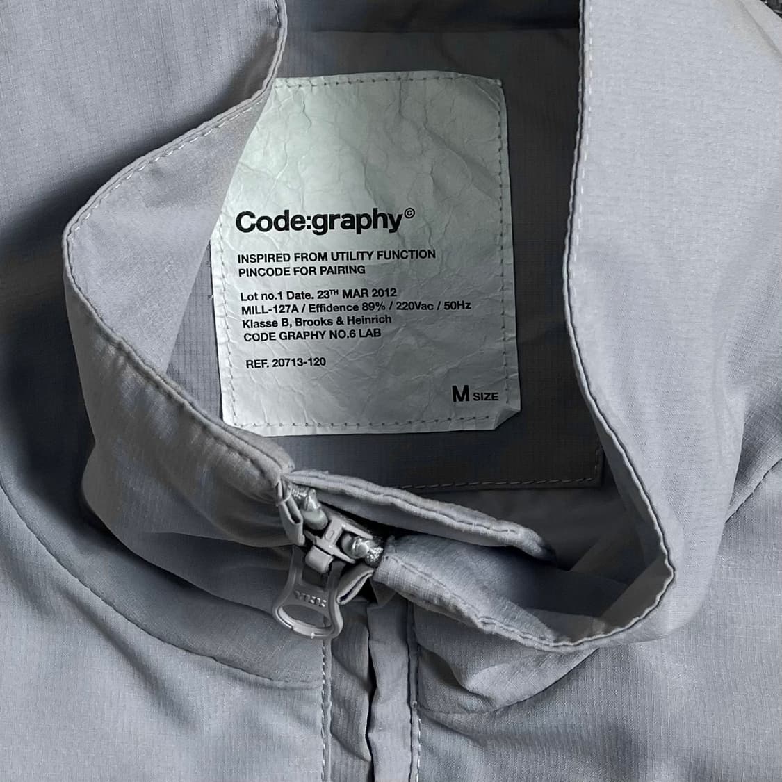 코드그라피 스펠로고 유틸리티 바람막이 자켓o 4717 상품이미지5