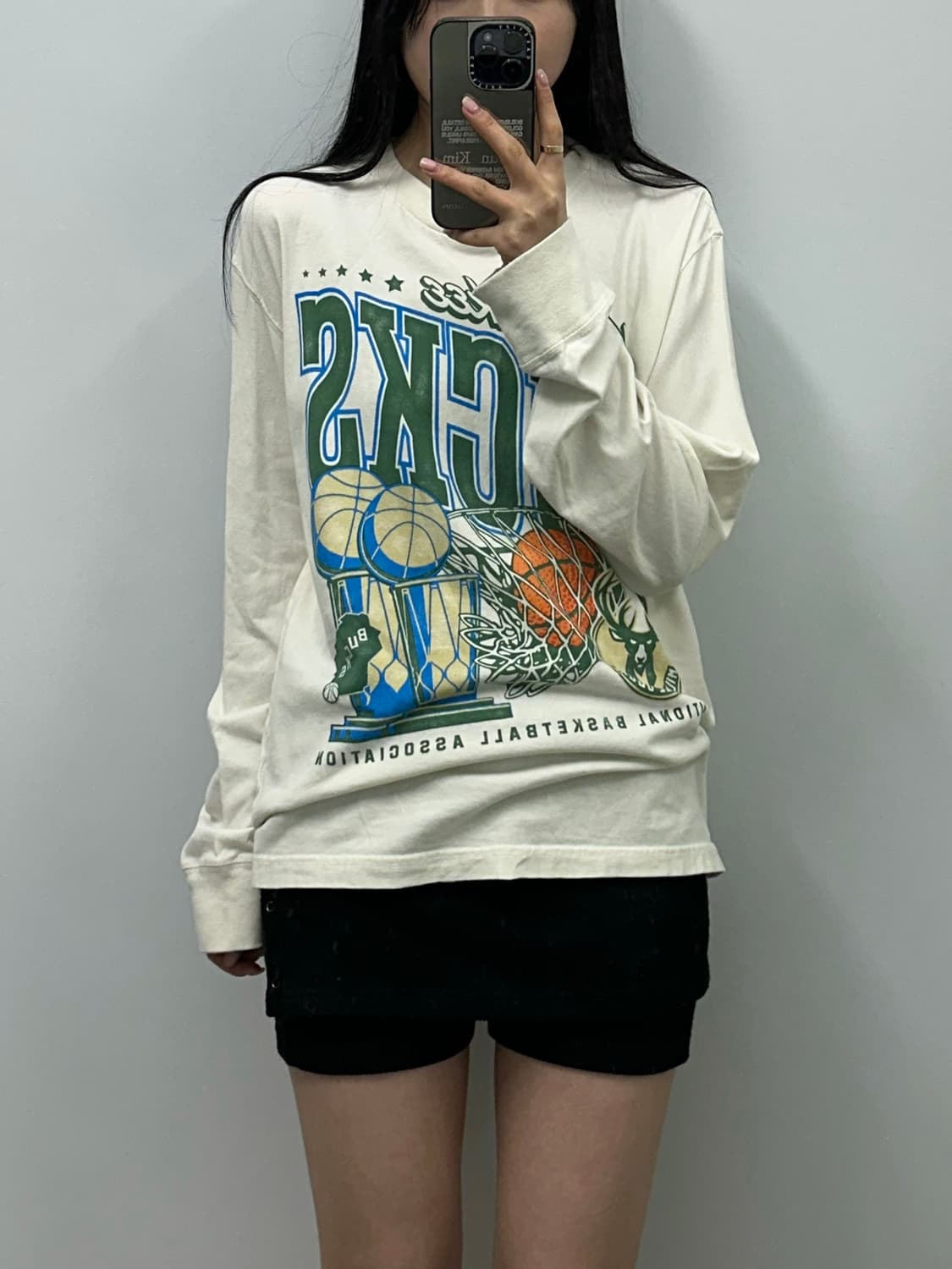 아베크롬비 NBA 베스킷볼 색상 롱슬리브 긴팔티  상품이미지1
