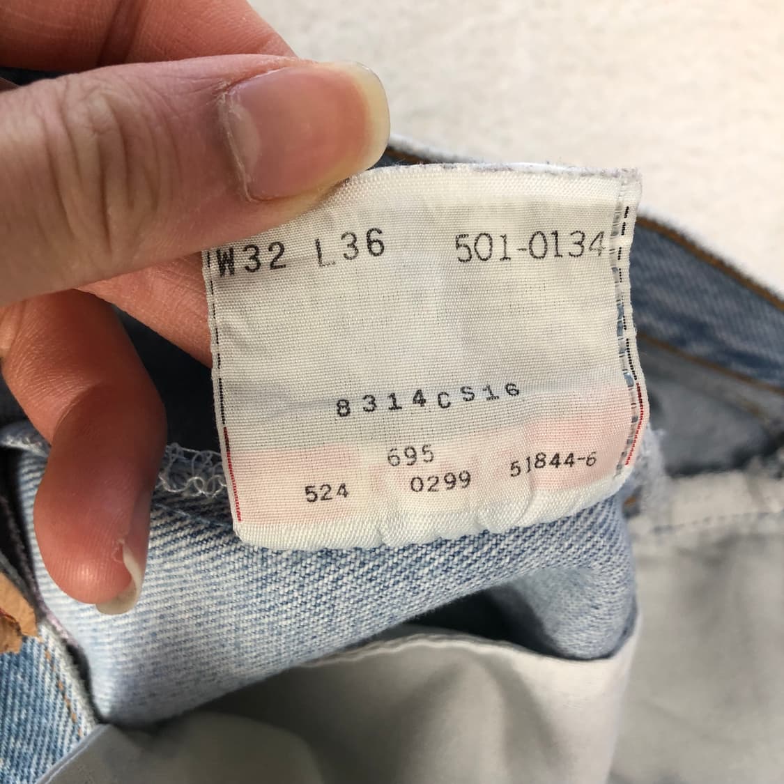 1990s 리바이스 501 미제 데님팬츠  상품이미지10