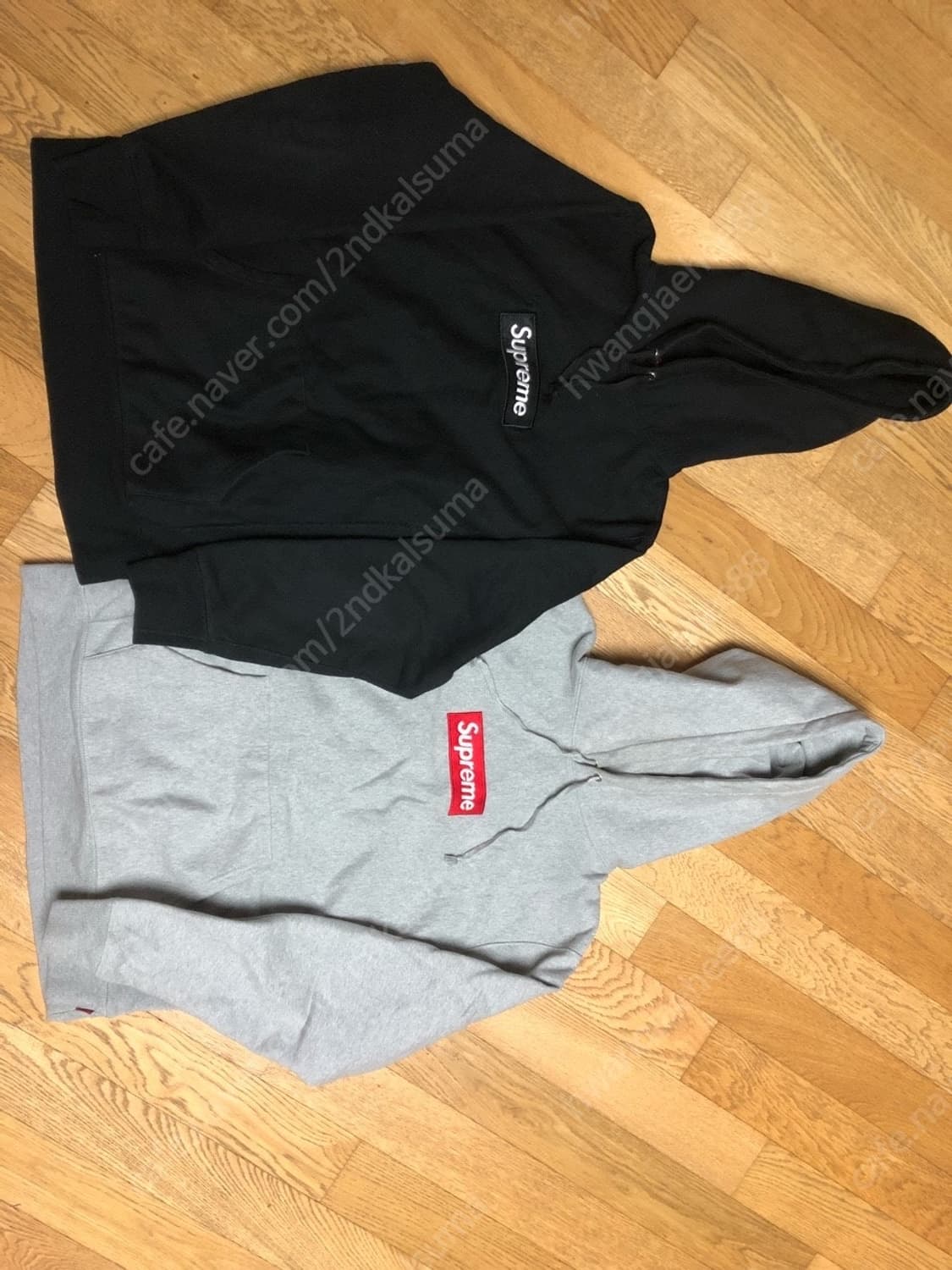 박스로고 후드 회+검 일괄 판매 상품이미지1