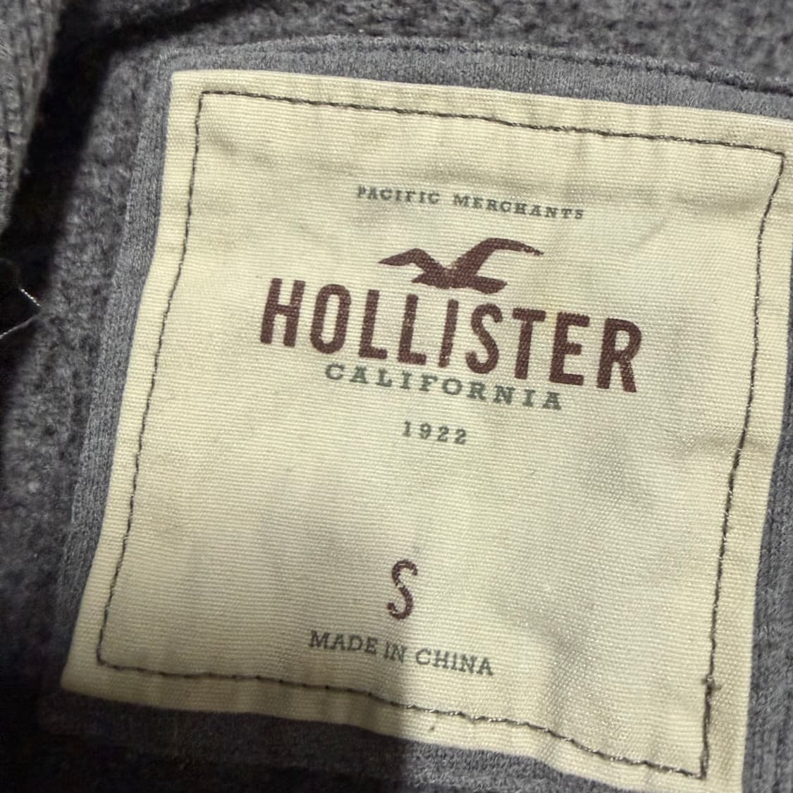 대장템 딱붙핏 홀리스터 그레이 후드집업 s 상품이미지3
